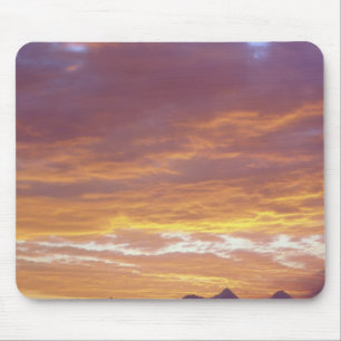 Tapis De Souris États-Unis, Californie, Coucher de soleil sur la S