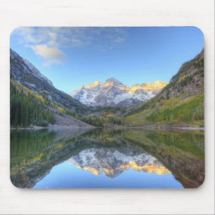 Tapis De Souris États-Unis, Colorado, Maroon Bells-Snowmass