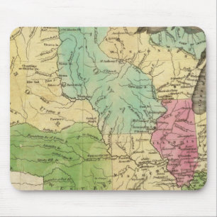 Tapis De Souris États-Unis d'Amérique avec États de l'Est