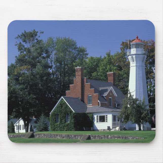 Tapis De Souris États-Unis, Michigan, lac Huron. Port Sanilac (Devant)