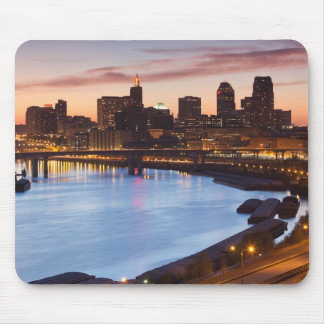 Tapis De Souris États-Unis, Minnesota, Minneapolis, Saint-Paul 2 (Devant)