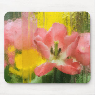Tapis De Souris États-Unis, Pennsylvanie. Impression de tulipe abs