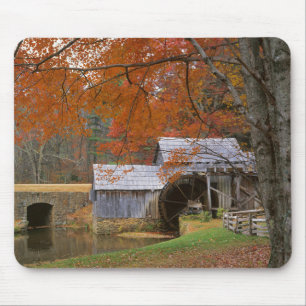 Tapis De Souris États-Unis, Virginie, Blue Ridge Parkway, Automne