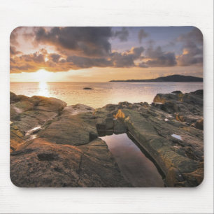 Tapis De Souris États-Unis, Washington, îles San Juan. Un dramati