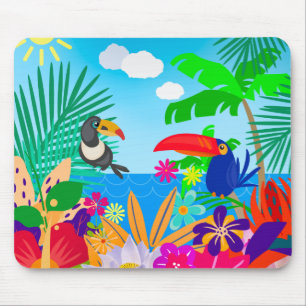 Tapis De Souris Été tropical