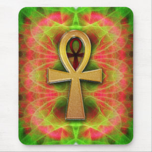 Tapis De Souris Eternal Life Ankh Psychedelic Buzz Mousepad