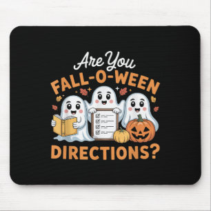 Tapis De Souris Êtes-vous tombé O Ween Directions Professeur Fantô