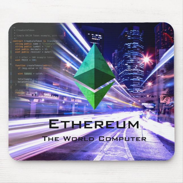 Tapis De Souris Ethereum Mousepad (Devant)
