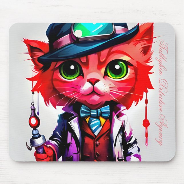 Tapis De Souris "Étincelles" de l'agence de surveillance Tabbykin (Devant)