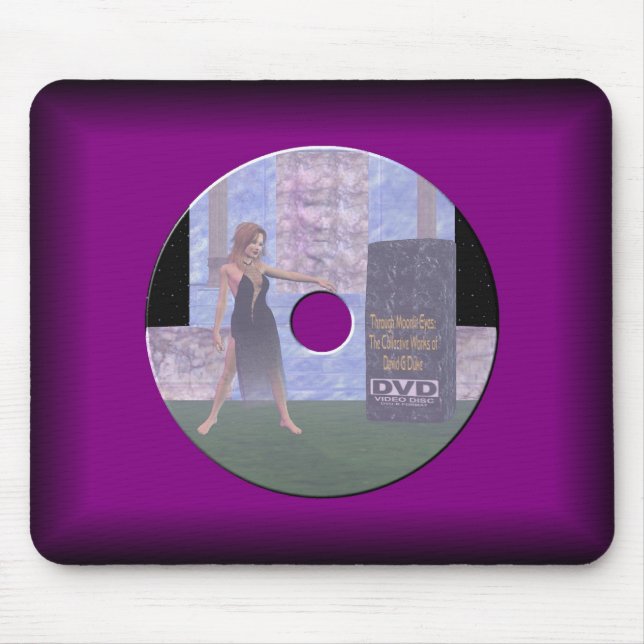 TAPIS DE SOURIS ÉTIQUETTE DVD (Devant)