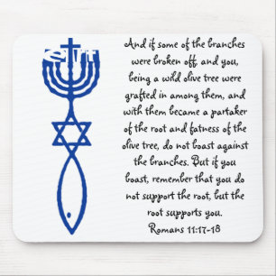 Tapis De Souris Étoile Ichthys d'ETRT Menorah