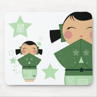 Tapis De Souris Étoile Mousepad de Kokeshi