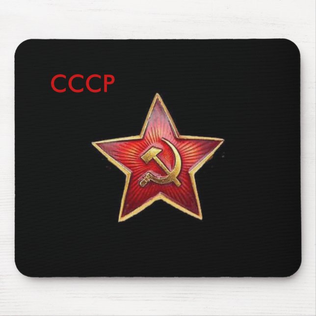 Tapis De Souris Étoile rouge Mousepad de CCCP (Devant)