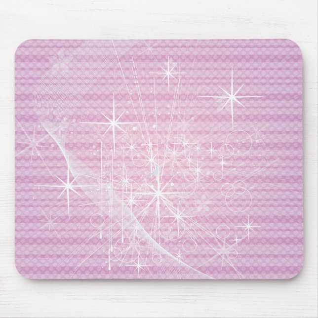 Tapis De Souris Étoiles Abstraites (Devant)