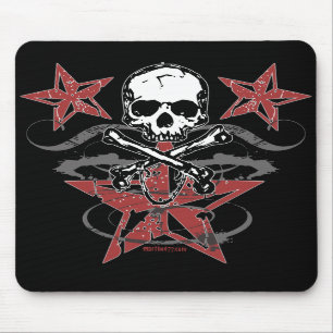 Tapis De Souris Étoiles et crâne Mousepad