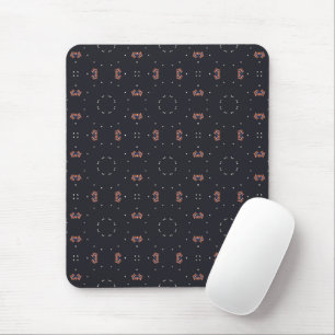 Tapis De Souris Étoiles Et Motif Spacship Unique