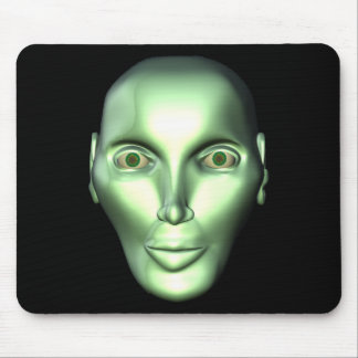 Tapis De Souris être 3D extraterrestre principal étranger Mousepad