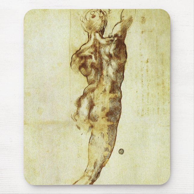 Tapis De Souris Étude de la bataille de Cascina par Michel-Ange (Devant)