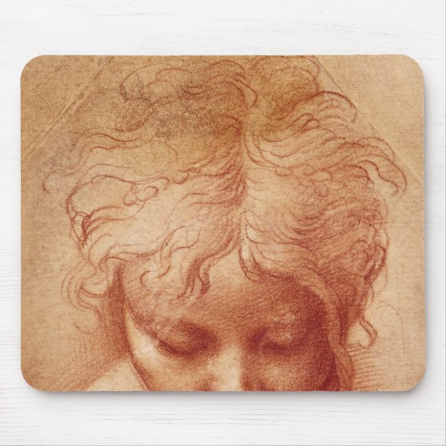 Tapis De Souris Étude d'une tête (Devant)