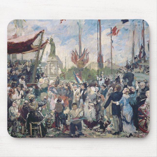 Tapis De Souris Étude pour "le 14 Juillet 1880", 1880-84 (Devant)