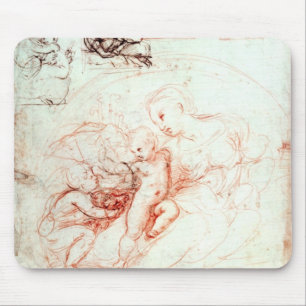Tapis De Souris Étude pour Madonna alba, c.1508-09