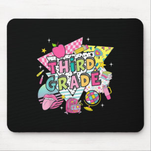 Tapis De Souris Étudiant De Troisième Année De Retour À L'École He