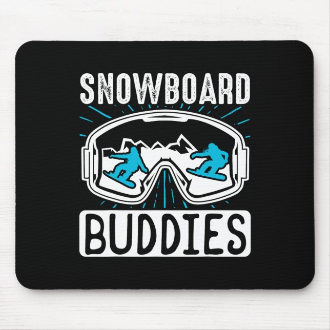 Tapis De Souris Étudiants du snowboard (Devant)