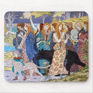 Tapis De Souris Eugene Grasset - Panneau décoratif Harmony