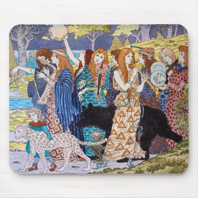 Tapis De Souris Eugene Grasset - Panneau décoratif Harmony (Devant)
