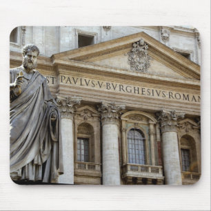 Tapis De Souris Europe, Italie, Rome. Basilique Saint-Pierre (auss