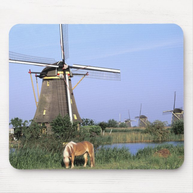 Tapis De Souris Europe, Pays-Bas, Zuid Holland, Kinderdijk.2 (Devant)