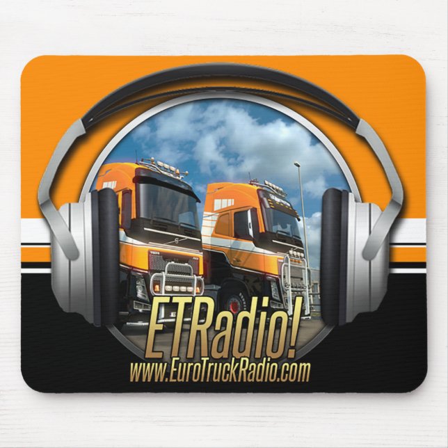 Tapis De Souris EuroTruck Mousepad par radio (Devant)