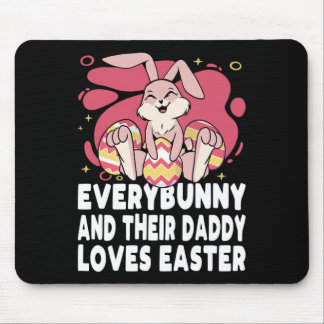 Tapis De Souris Everybunny And Their Daddy Love Easter Bunny Famil