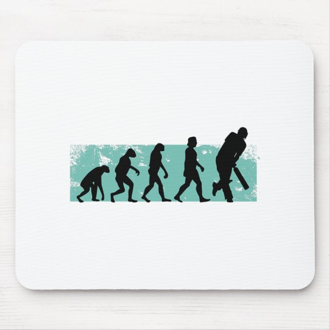 Tapis De Souris Évolution du cricket Cricket  (Devant)