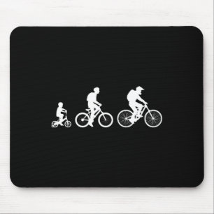 Tapis De Souris Évolution du cyclisme sur route et de VTT
