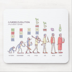 Tapis De Souris Évolution Mousepad de carrière