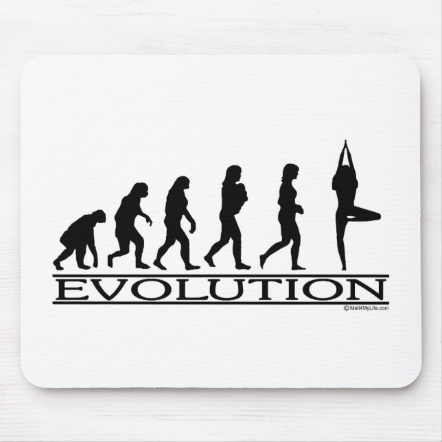 Tapis De Souris Évolution - yoga (Devant)