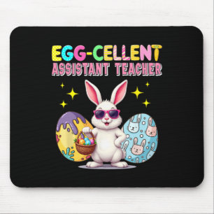 Tapis De Souris Excellent professeur instantané Lapin de Pâques ch