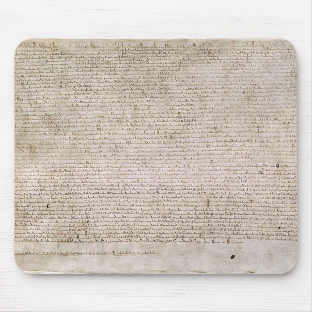 Tapis De Souris Exonération De La Magna Carta De 1215 Coton MS (Devant)