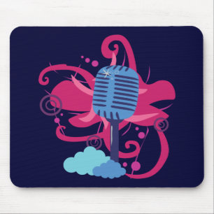 Tapis De Souris Explosion d'art microphone
