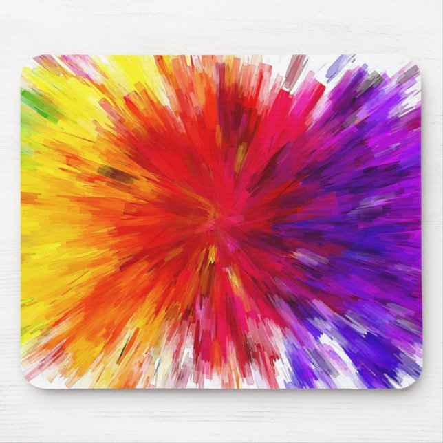 Tapis De Souris Explosion de couleur (Devant)
