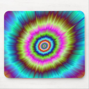 Tapis De Souris Explosion de Tie Dye