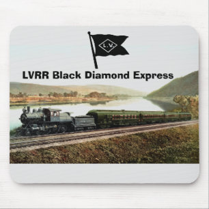 Tapis De Souris Express de diamant noir de LVRR
