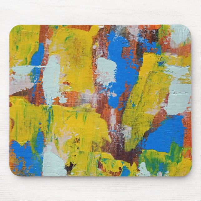 Tapis De Souris Expression Abstraite #8 par Michael Moffa (Devant)