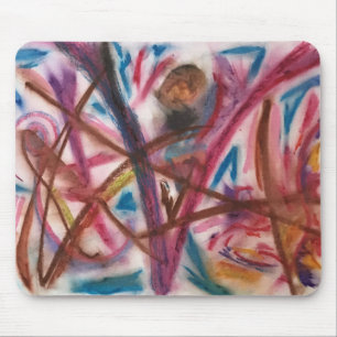 Tapis De Souris Expression en pastel d'art de graffiti