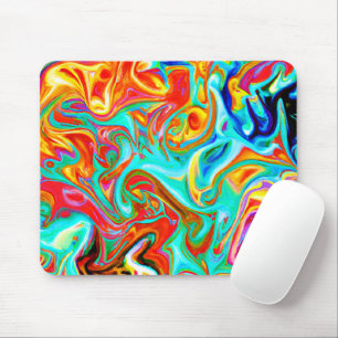 Tapis De Souris Expressive Colorful Abstractions Motif