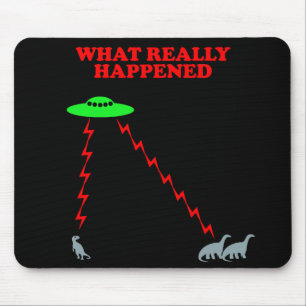 Tapis De Souris Extinction drôle de dinosaure