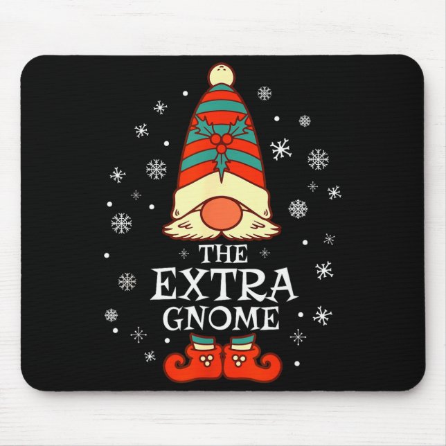 Tapis De Souris Extra Gnome Xmas Family Christmas  (Devant)