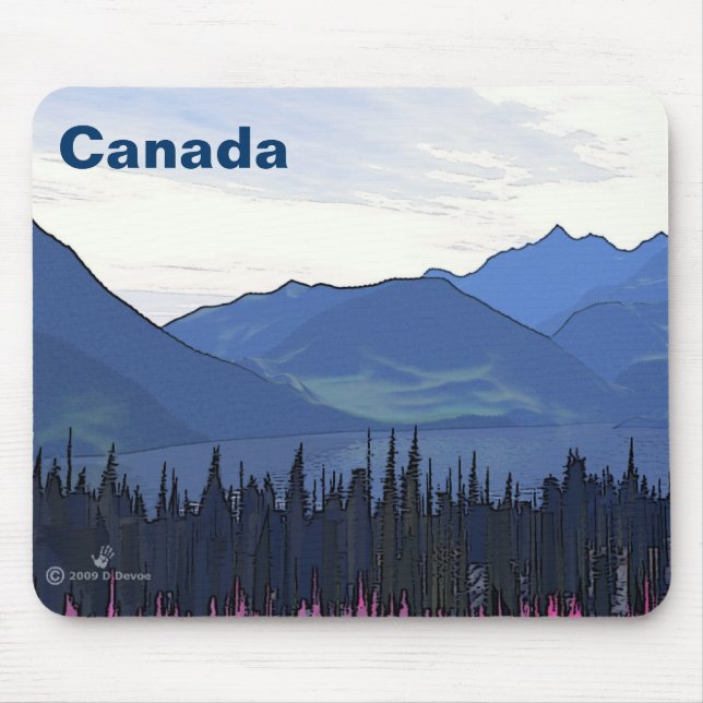 Tapis De Souris Extrême-Nord été (Devant)