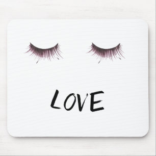 Tapis De Souris Eyelashes Amour